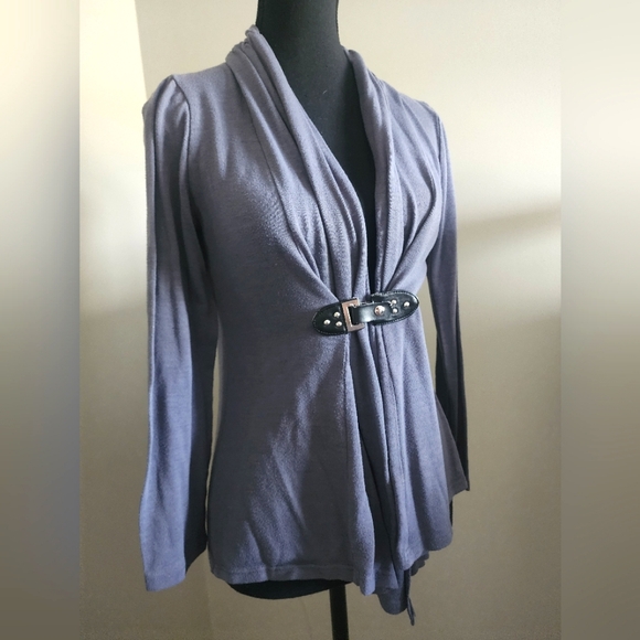 Contemporaine grey front closure cardigan - Picture 1 of 10